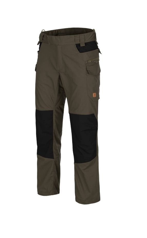 HELIKON PANTALONI TATTICI DA LAVORO PILGRIM PANTS - TAIGA GREEN/BLACK