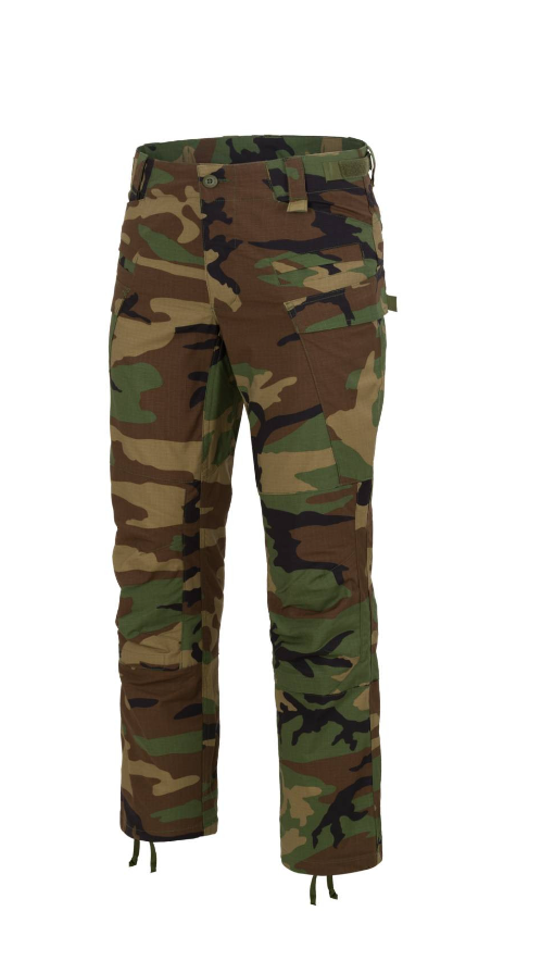 HELIKON PANTALONI MILITARI CLASSICI SFU NEXT PANTS MK2 POLYCOTTON STRETCH RIPSTOP - US WOODLAND