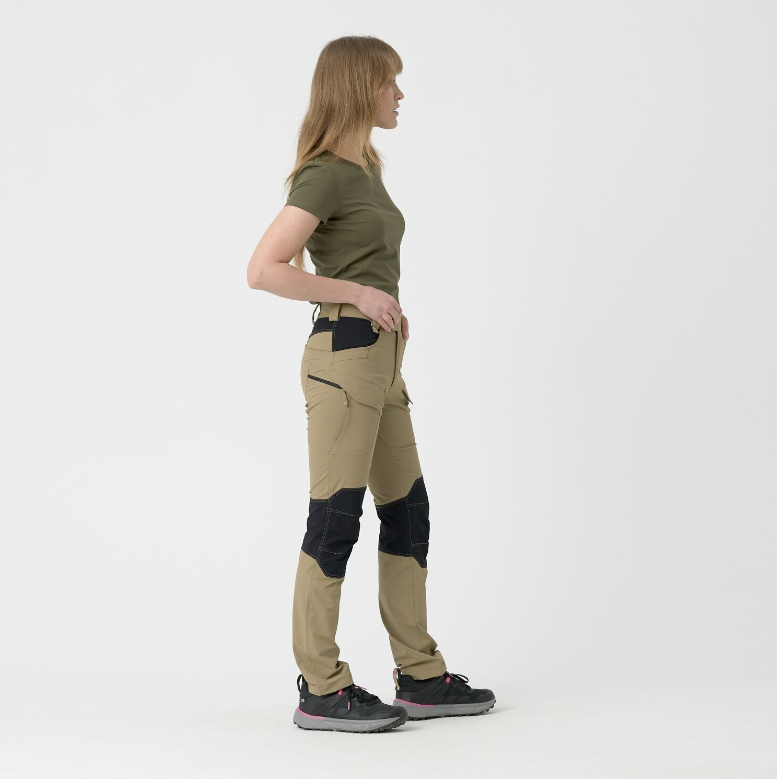 HELIKON TEX PANTALONI DONNA TREKKING OTP (OUTDOOR TACTICAL PANTS)VERSASTRETCH - VERDI TAIGA GREEN